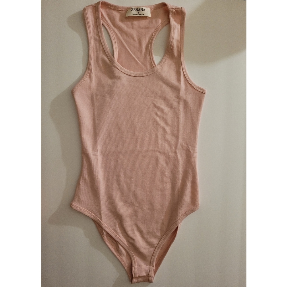Dusty Pink Racerback Bodysuit